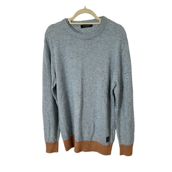 Scotch & Soda Men’s Blue Speckled Crewneck Sweater – Size XL - Picture 3 of 4